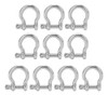 P 10pcs Bow Shackle D Âncora Carga Ushape Para Camping 0