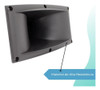 Corneta Retangular Preta Ludovico Lc 2325 Som Profissional 2