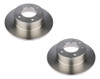 Kit 2 Disco Trasero Solido Para Renault Master 2.3 Cdi 0