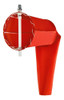Biruta Indicador De Vento Completo Vermelho 40cm Aeroind 1