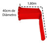 Biruta Indicador De Vento Completo Vermelho 40cm Aeroind 3