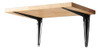 Par De Mensulas Soporte Para Estante Negro 25cm X 30cm 3