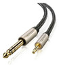 Cable De Audio Stereo Aux 3.5 A 6.5 Macho Gris 5m Ugreen 1