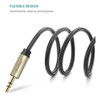 Cable De Audio Stereo Aux 3.5 A 6.5 Macho Gris 5m Ugreen 3