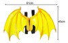 Fantasia De Dragão Brinquedo Asa De Dinossauro Amarelo 1