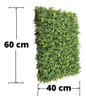 20 Placas Mini Samambaia Artificial 40x60 Parede Muro Inglês 3