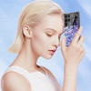 Funda Para Galaxy S22 Ultra Glitter Liquido Negro/az/violeta 1