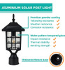 Zinnze Solar Lamp Post Light Outdoorsolar Outdoor Post Light 3