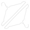 Perchas De Alambre Forradas Pack X 25 0