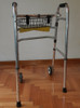 Andador Plegable Aluminio Dual Y Ruedas + Canasto Massuar 2