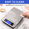 Báscula De Cocina Digital Yoncon Con Peso Gramos Y Oz Para. 6