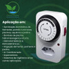 Temporizador Analógico 24 Horas 110/220v 96 Programações 2