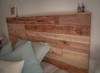 Respaldo De Cama, En Madera Recilcada, Pallets 2