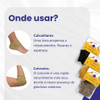 Meia Hidratante P/ Calcanhar Ressecado Homeopast Preto 1 Par 1