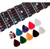 Luter 2 Pegatinas Para Diapasón De Guitarra Y 10 Púas Para G 2