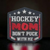 Mãe Do Hóquei, Não Brinque Comigo. Patch Bordado. Tamanho: 3