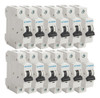 Pack X12 Termicas 1 Polo De 10a Con Proteccion Ip20 V2 0