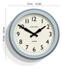 Jones Clocks Tele Round Wall Clock - Reloj Retro - Reloj 4