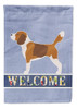 Caroline's Treasures Bb5514chf Beagle Welcome House Flag Lar 0