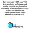 Conversor Adaptador Hdmi Para Vga Com Áudio 4