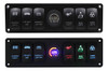 Painel De Interruptor Led Colorido De 6 Grupos 0