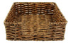 Cesta Quadrada Para Pães Em Plastico 18x18 Marrom Escuro 0