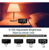 Reloj Despertador Digital, Pantalla Led Grande De 6 Pulgadas 1