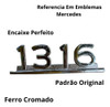 Letreiro Emblema Caminhão Mercedes Benz 1316 Original 1
