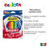 Kit 20 Marcadores Carioca Magicos Borrables Cambia Color 5