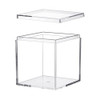 Cajas Acrilicas Transparentes Con Tapa Cubo 65mm 4u 2