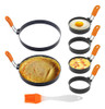 Juego De Aros Para Tortitas Con Forma De Huevo, 4 Unidades, 0