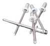 Remache Pop Rapido Aluminio Pintado Blanco 5x20 Ribot X500un 0