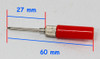 Puntas Tester Multimetro Prueba Corta 2.7cm 6cm X 10u Htec 3