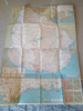 Antiguo Mapa Rutero Uruguay Ancap Deco Coleccion 1
