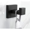 3 Ganchos Para Baño Montaje De Pared (negro) 1