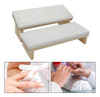 2 Pçs Manicure Mão Resto Do Prego Descanso De Mão Branco 4