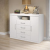 Comodas Cajoneras 2 Puertas 4 Cajones Dormitorio Blanco 1