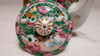 Tetera De Porcelana De Cantón Medallón De Rosa 4