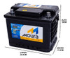 Bateria Moura M26ad 12x60 Fiat Cronos / Argo Original Eg 1