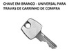 Chave Universal Padrão Para Trava De Carrinho De Compra 1