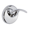Ginger 0310pc Hotelier Single Robe Hook Cromo Pulido 0
