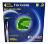 Cabo Coaxial Condutti 4mm Bipolar 80% Dupla Blindagem 100mts 0