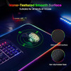 Tapete Para Mouse Para Videojuegos Rgb, Suave, 2