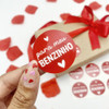 25un Adesivo  Benzinho  Vermelho - Coleção Dia Dos Namorados 1