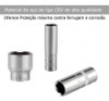Jogo De Soquete P Mecânico Aço Crv 108 Pc Catraca Reversí 7