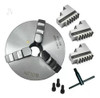 Placa De Torno De 3 Castanhas Inteiriças De 130mm 1