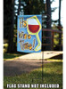 Toland Home Garden 110030 It's Wine Time Party Flag 12x18 Pu 3