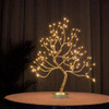 Bonsai Tree Light Golden Matte Lámpara Árbol Luz Hadas Mesa 3