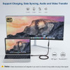 2 Cables Extension Tb3 Usb-c A Usb-c 3.1 1mt Basesailor -br9 4