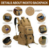Mochila Verde Senderismo Camping 40l Inoxto 1